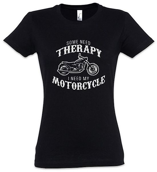 Urban Backwoods Print-Shirt Motorcycle Therapy Damen T-Shirt Biker Rocker S günstig online kaufen