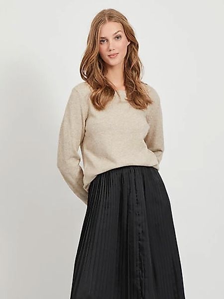 Vila Rundhalspullover VIRIL O-NECK L/S KNIT günstig online kaufen