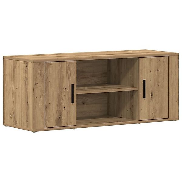 vidaXL TV-Schrank TV-Schrank Artisan Eiche 100x35x40 cm Holzwerkstoff (1-St günstig online kaufen