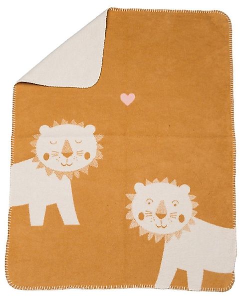 Babydecke Mila 'Löwen' 75 x 100 günstig online kaufen