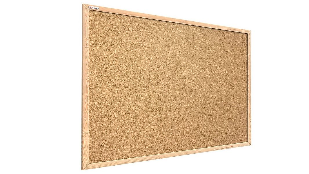 ALLboards Memoboard ALLboards Pinnwand mit Holz Rahmen Korktafel Korkwand günstig online kaufen