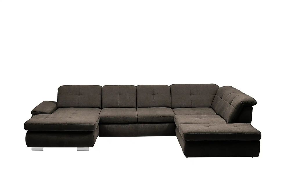 Lounge Collection Wohnlandschaft Flachgewebe  Affair ¦ braun ¦ Maße (cm): B günstig online kaufen