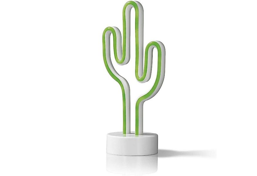 EASYmaxx LED Dekolicht Dekoleuchte Kaktus in Neon-Optik, LED fest integrier günstig online kaufen