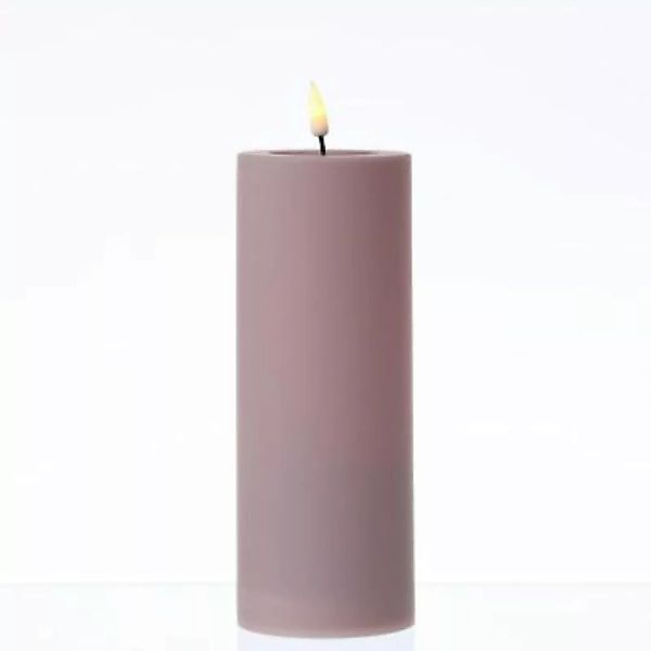 DELUXE Homeart LED Kerze Mia Kunststoff 3D Flamme flackernd H: 20cm D: 7,5c günstig online kaufen