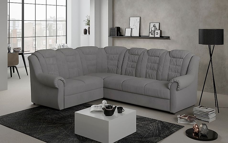 Home affaire Ecksofa »Boston L-Form«, mit hoher Rückenlehne, wahlweise mit günstig online kaufen