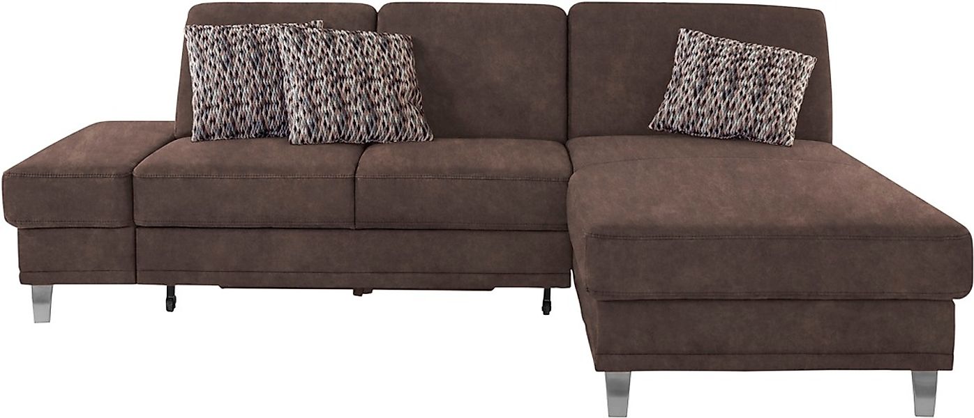 sit&more Ecksofa »Clio L-Form«, wahlweise mit Bettfunktion oder Vorziehsitz günstig online kaufen