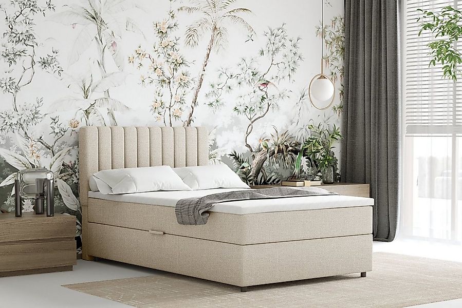 Homesy Boxspringbett EVEREST – Komfortables Einzelbett im modernen Trenddes günstig online kaufen