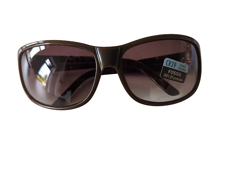 Fossil Sonnenbrille Damen Kunststoff Braun 64/15/125 günstig online kaufen