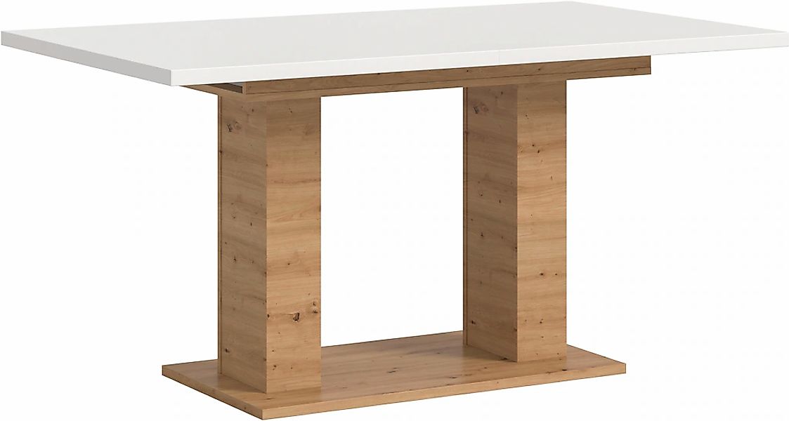 Home affaire Esstisch "Motus, ausziehbar 150 -190 cm, inklusive 40 cm Einle günstig online kaufen