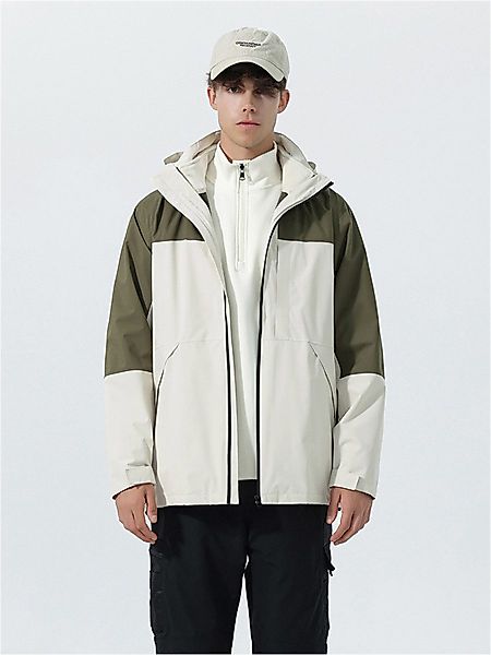 YOUTHUP 3-in-1-Funktionsjacke Herren 3-in-1 Outdoor Kontrastjacke günstig online kaufen