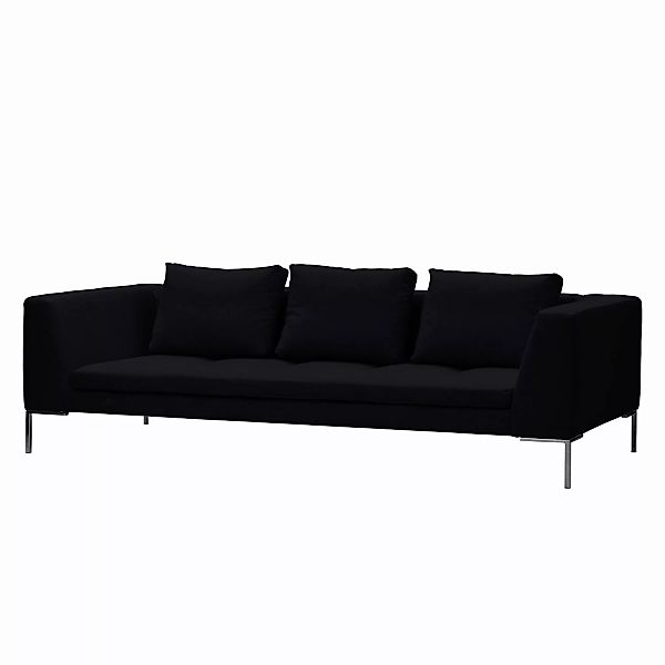 home24 Studio Copenhagen Sofa Madison 3-Sitzer Anthrazit Webstoff 238x66x10 günstig online kaufen