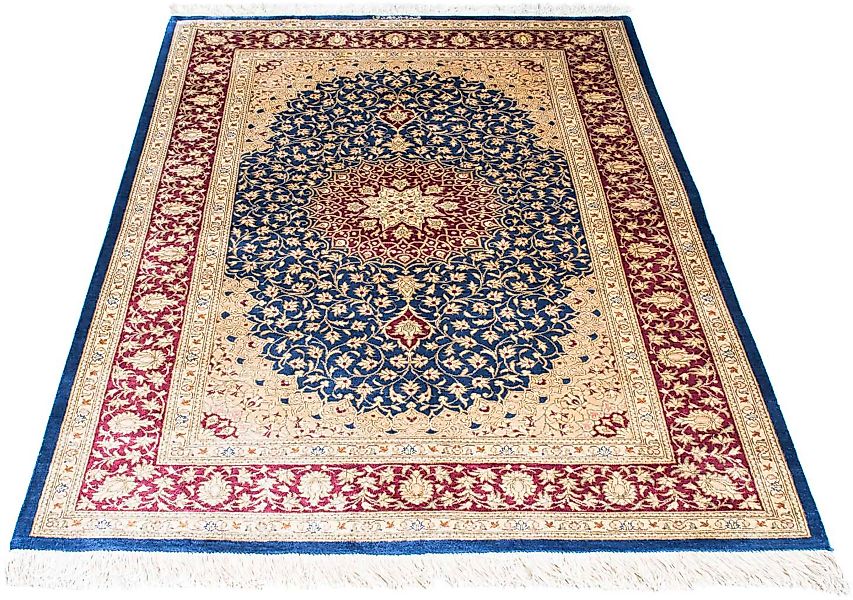 morgenland Orientteppich »Perser - Ghom - 152 x 100 cm - dunkelblau«, recht günstig online kaufen