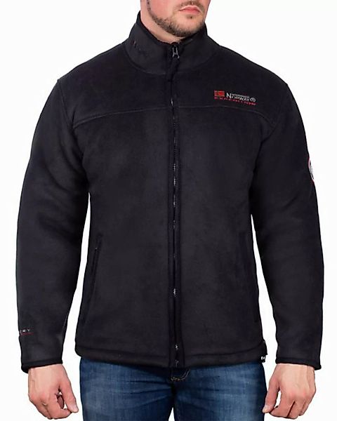 Geographical Norway Fleecejacke Herren Outdoor Jacke bausine Black L mit St günstig online kaufen