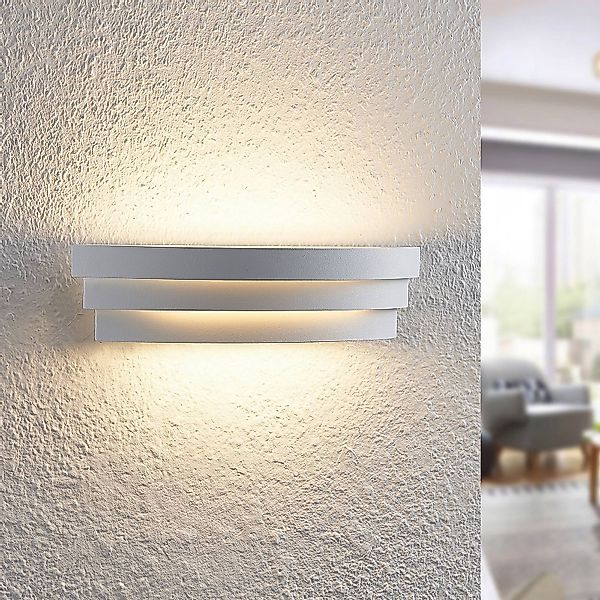 Arcchio Harun LED-Wandleuchte in Weiß, 30 cm günstig online kaufen