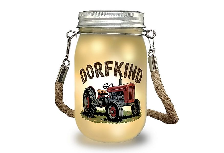 speecheese Dekolicht Roter Traktor Dorfkind Solarlicht günstig online kaufen