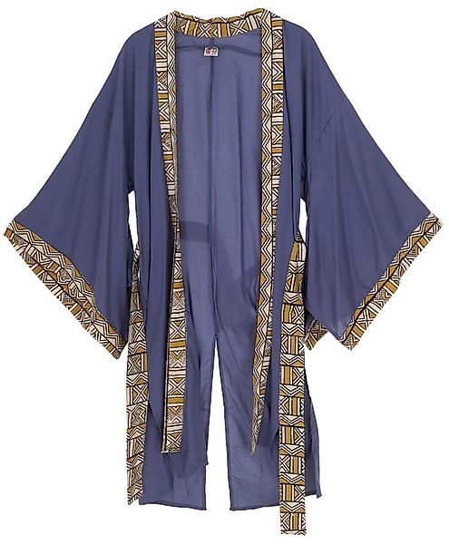 Guru-Shop Kimono Leichter Kimono mit Bordüre, Boho Kaftan mit.., alternativ günstig online kaufen