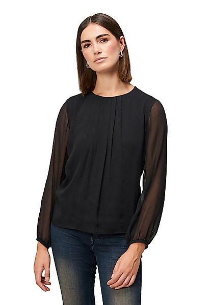 Zero Shirtbluse Damen mit transparenten Ärmeln günstig online kaufen