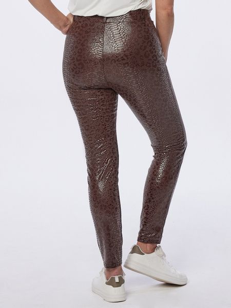 MONACO blue Lederimitathose Leggings koerpernah in günstig online kaufen