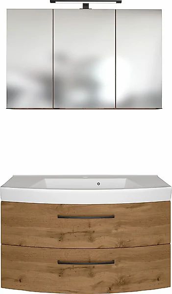 welltime Badmöbel-Set »Chicago« 2 Stk. tlg. Soft-Close-Funktion günstig online kaufen