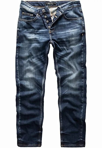 REPUBLIX Straight-Jeans NAT Herren Regular Fit Destroyed Jeans günstig online kaufen