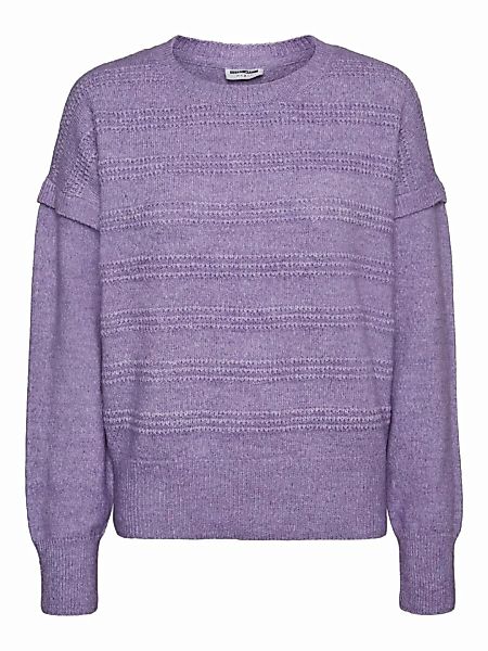 NOISY MAY Gestrickt Pullover Damen Violett günstig online kaufen