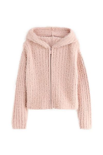 Next Kapuzenpullover Flauschige Kapuzenjacke mit Reißverschluss (1-tlg) günstig online kaufen