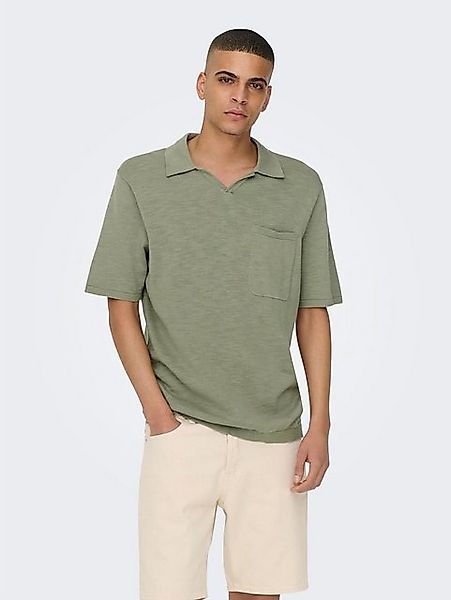 ONLY & SONS Poloshirt ONSACE 12 SLUB SS POLO KNIT günstig online kaufen