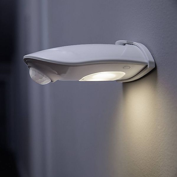 OSRAM LED-Außenwandlampe DOORLED DOWN silber Sensor Batterie günstig online kaufen