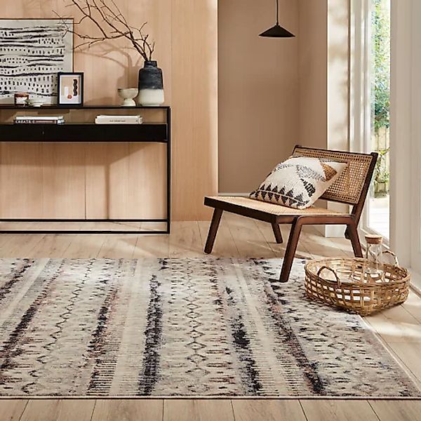 FLAIR RUGS Teppich »Marly Global«, rechteckig, 5 mm Höhe, Recyceltes Teppic günstig online kaufen