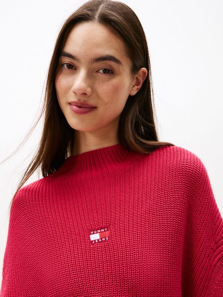 Tommy Jeans Stehkragenpullover TJW MOCKNECK BADGE günstig online kaufen