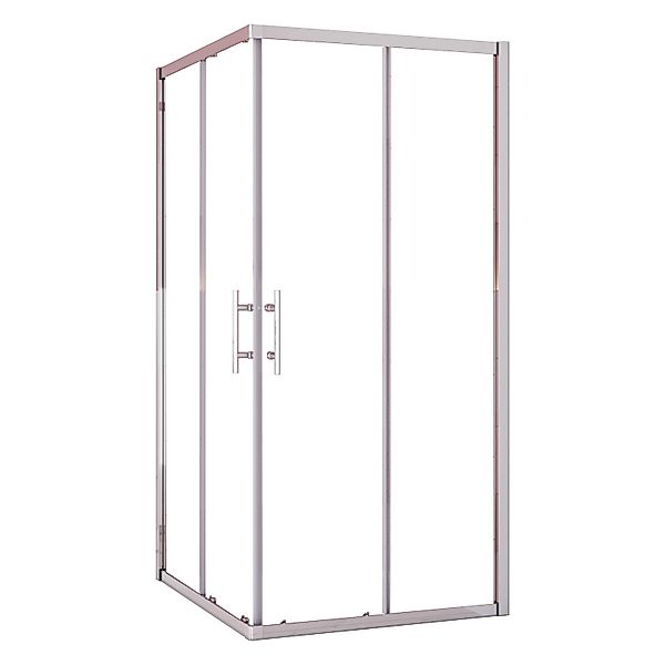AICA 120x70cm Schiebetür Höhe 195cm Duschkabinen Eckeinstieg 6mm Nano ESG S günstig online kaufen
