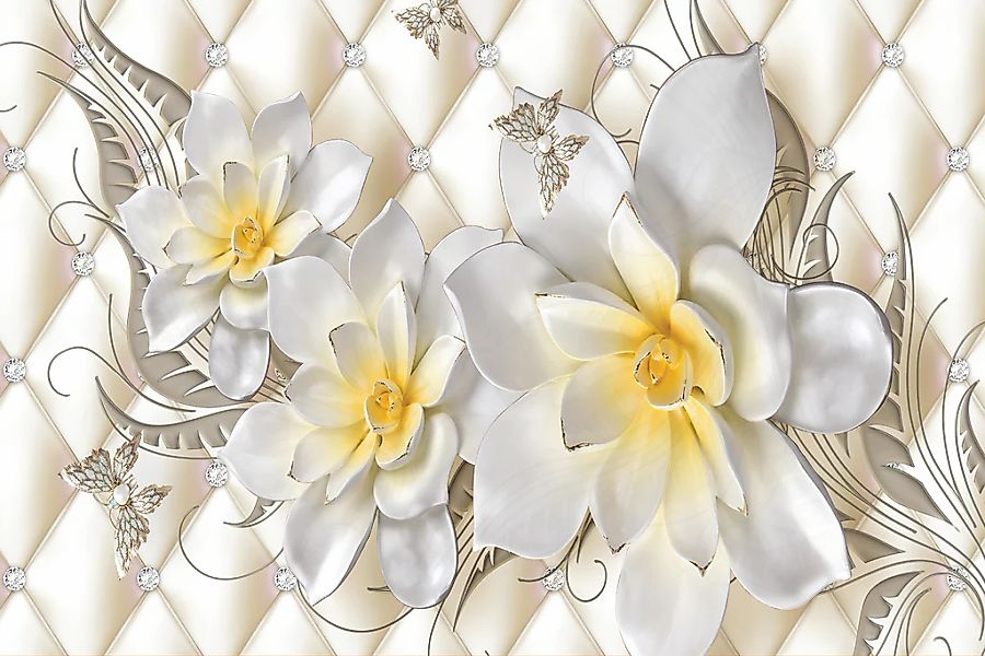 queence Leinwandbild »Mimi«, Blumen-Blumenbilder-Kunst-Spa-Flower, (1 St.), günstig online kaufen