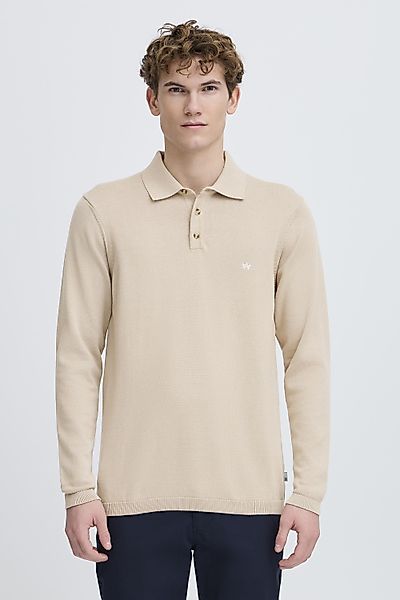 Kronstadt Strickpullover KSEmil Stylisches Longsleeve Polohemd günstig online kaufen