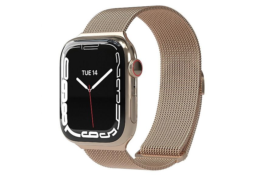 EAZY CASE Uhrenarmband Metall Band für iWatch 11 10 9 8 7 6 5 4 3 2 1 SE Ul günstig online kaufen