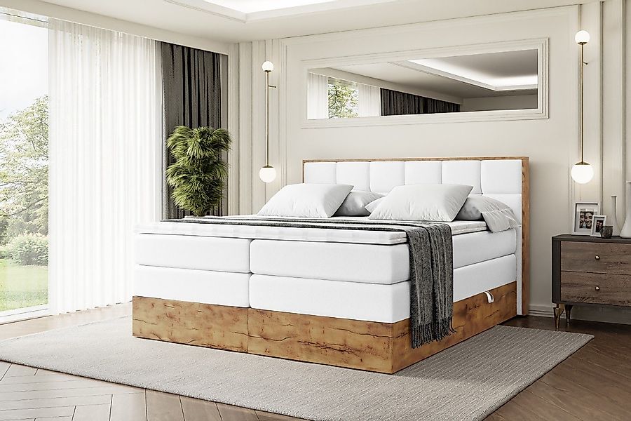 ALTDECOR Boxspringbett LOLLI2 KING (Multipocket-Matratze H4, günstig online kaufen