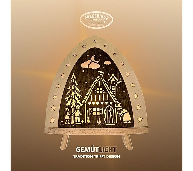 Weigla LED Dekolicht Hänsel & Gretel, BxHxT: 30x32x6 cm, LED wechselbar, We günstig online kaufen