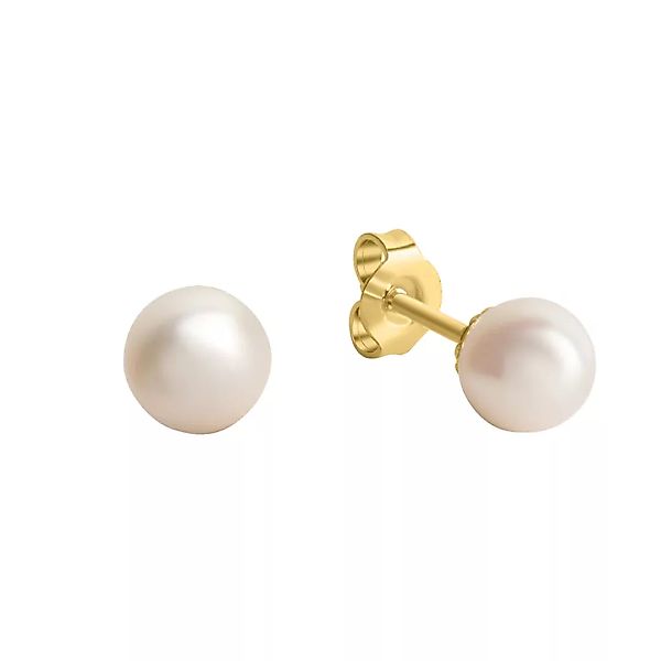 Orolino Paar Ohrstecker "Gold 585 Perle weiß 5,5-6mm" günstig online kaufen