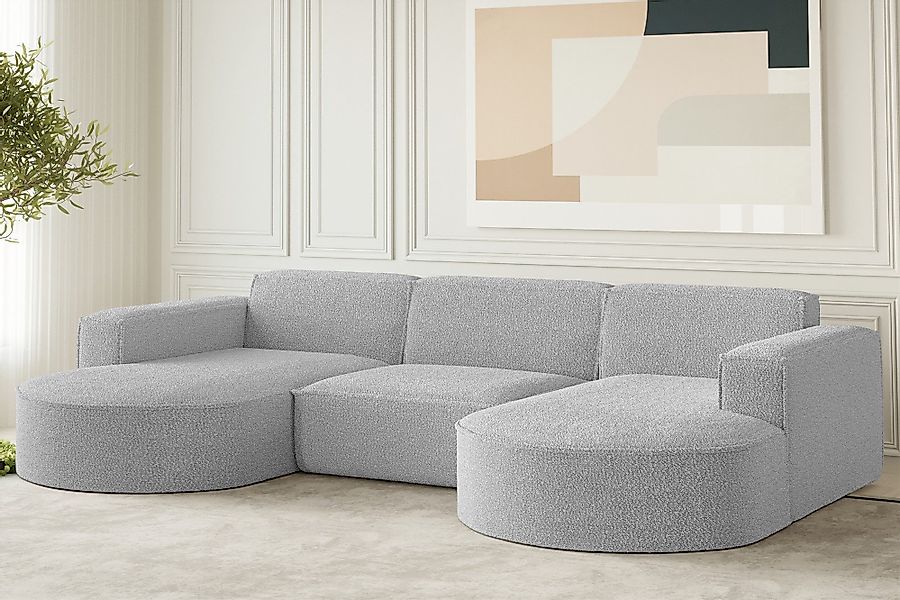Fun Möbel Wohnlandschaft Wohnlandschaft U-Form Sofa günstig online kaufen