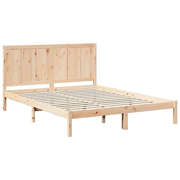 vidaXL Massivholzbett Extra Lang ohne Matratze 200x220 cm 3309263 günstig online kaufen
