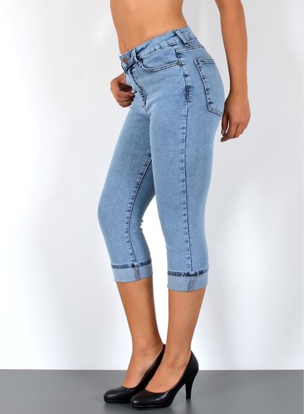 ESRA Caprijeans High Waist Capri Jeans günstig online kaufen