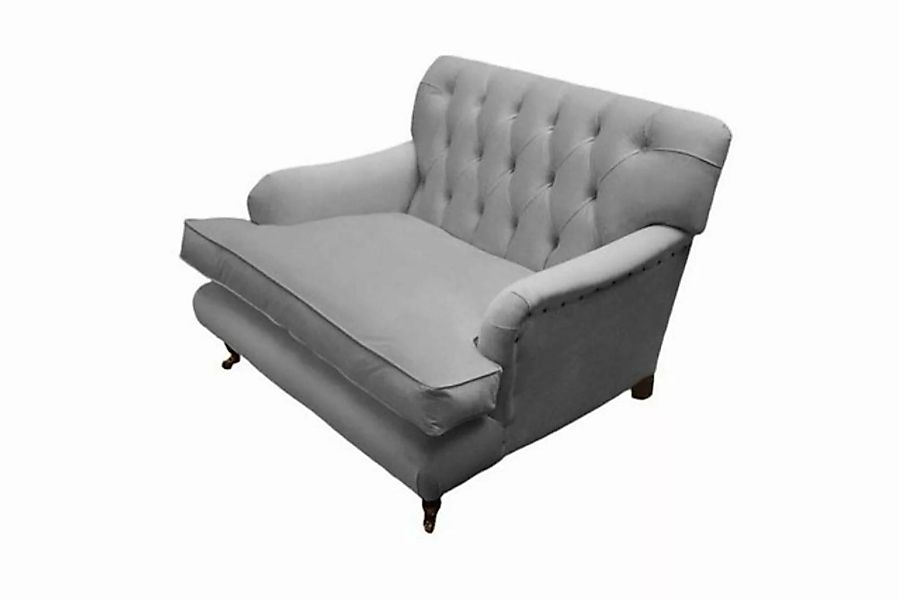 JVmoebel Sofa Chesterfield Sofa Couch Polster 1,5 Sitzer Sofas Klassisch Bl günstig online kaufen