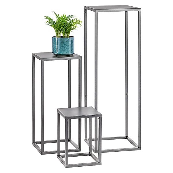 bremermann Blumenhocker 3er-Set, Metall-Blumenhocker, Blumensäule günstig online kaufen