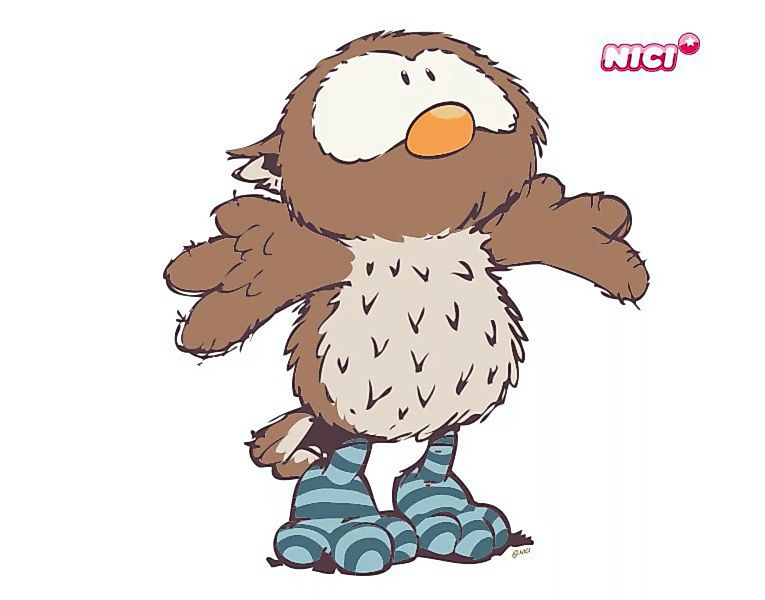 Wandtattoo Kinderzimmer NICI - Oscar Owl - Eule hebt ab günstig online kaufen