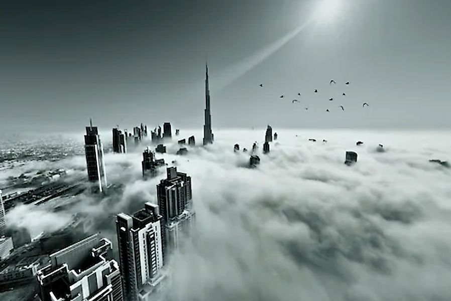 Papermoon Fototapete »Photo-Art NAUFAL, NAUFAL, BURJ KHALIFA, DUBAI« günstig online kaufen