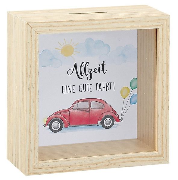 Meinposten Spardose Sparbüchse 12 Hintergrundbilder Holz Glas Sparschwein B günstig online kaufen