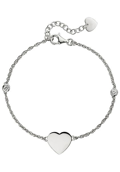 JOBO Silberarmband Herz, 925 Silber mit günstig online kaufen