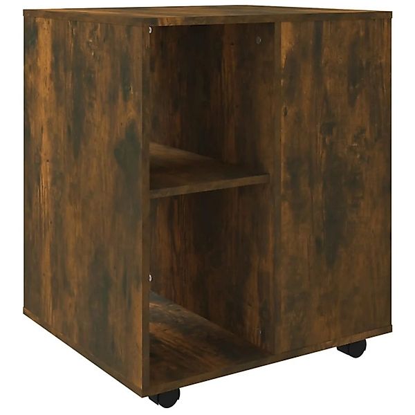 vidaXL Rollschrank Räuchereiche 60x53x72 cm Holzwerkstoff günstig online kaufen