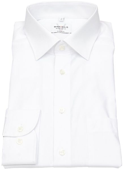 MARVELIS Businesshemd Modern Fit leicht tailliert günstig online kaufen
