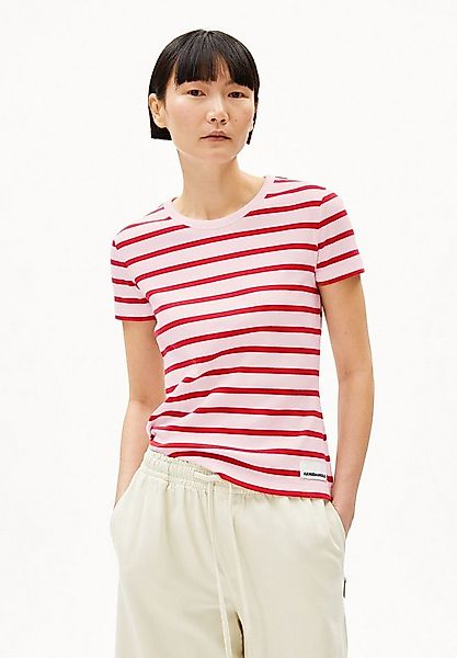 Armedangels T-Shirt KARDAA STRIPES Ripp-T-Shirt aus Bio-Baumwoll Mix Slim F günstig online kaufen