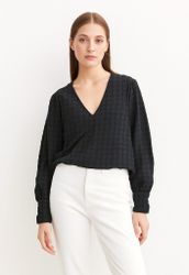 Vero Moda Langarmshirt VMBECCA LS V-NECK günstig online kaufen